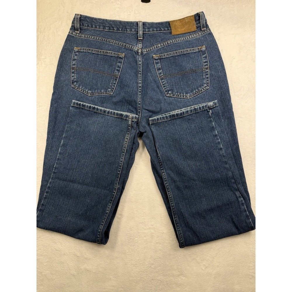 VTG Mens 36x34 Tommy Hilfiger Jeans Blue Denim Straight Leg 90s